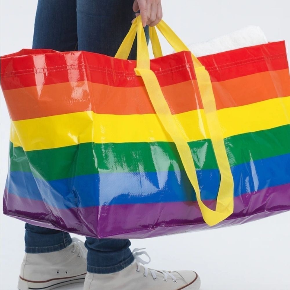 IKEA STORSTOMMA Limited Edition Rainbow Pride Tote FREE WITH ANY BUNDLE